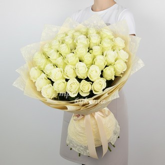 51 белая роза