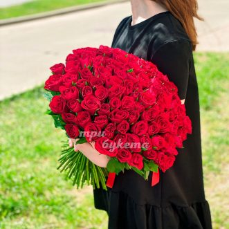 Букет из 101 красной розы Букет из 101 красной розы